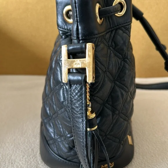 MCM Women’s Quilted Leather Bucket Bag - Picture 5 of 16